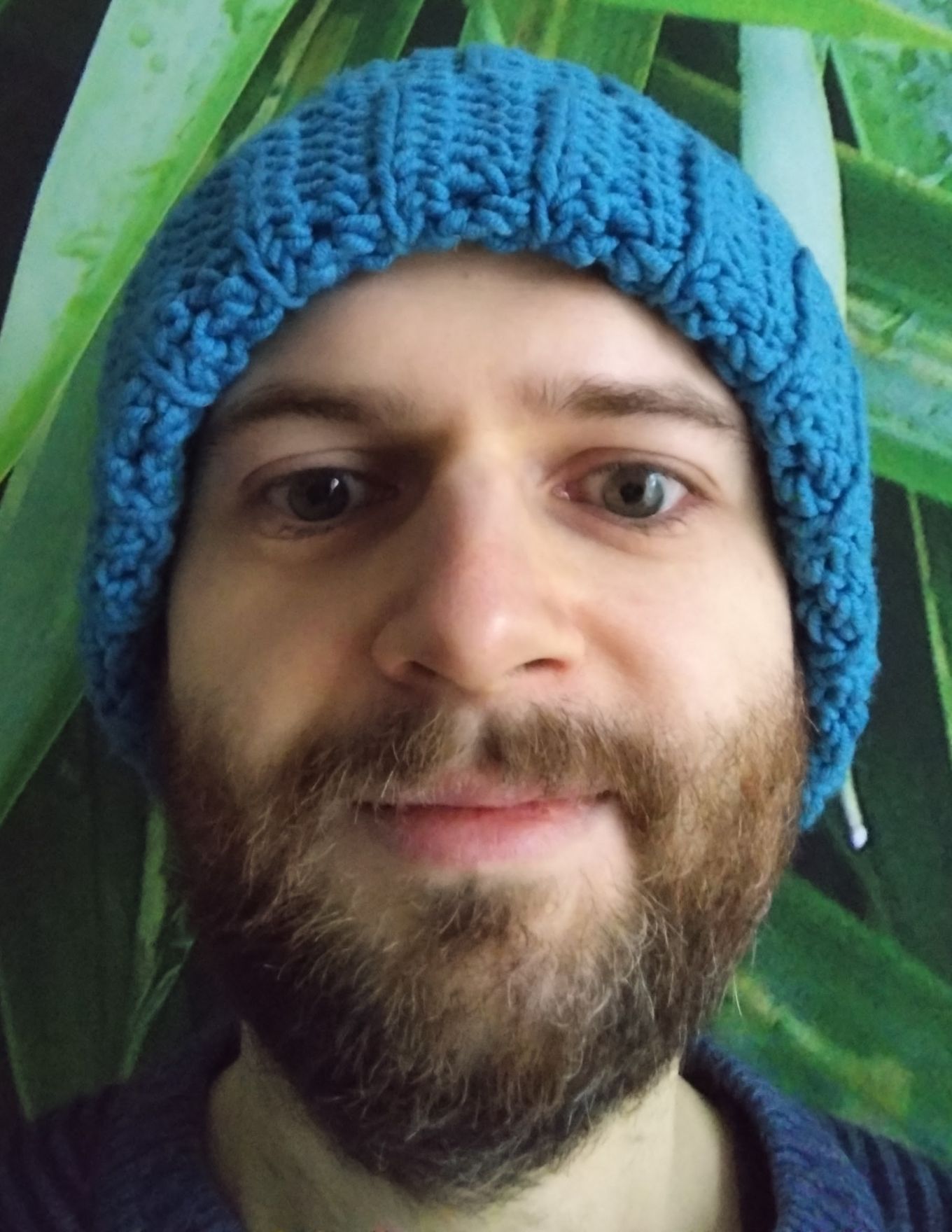 Ja, z siwiejącą już brodą, ale wciąż w niebieskiej czapce.